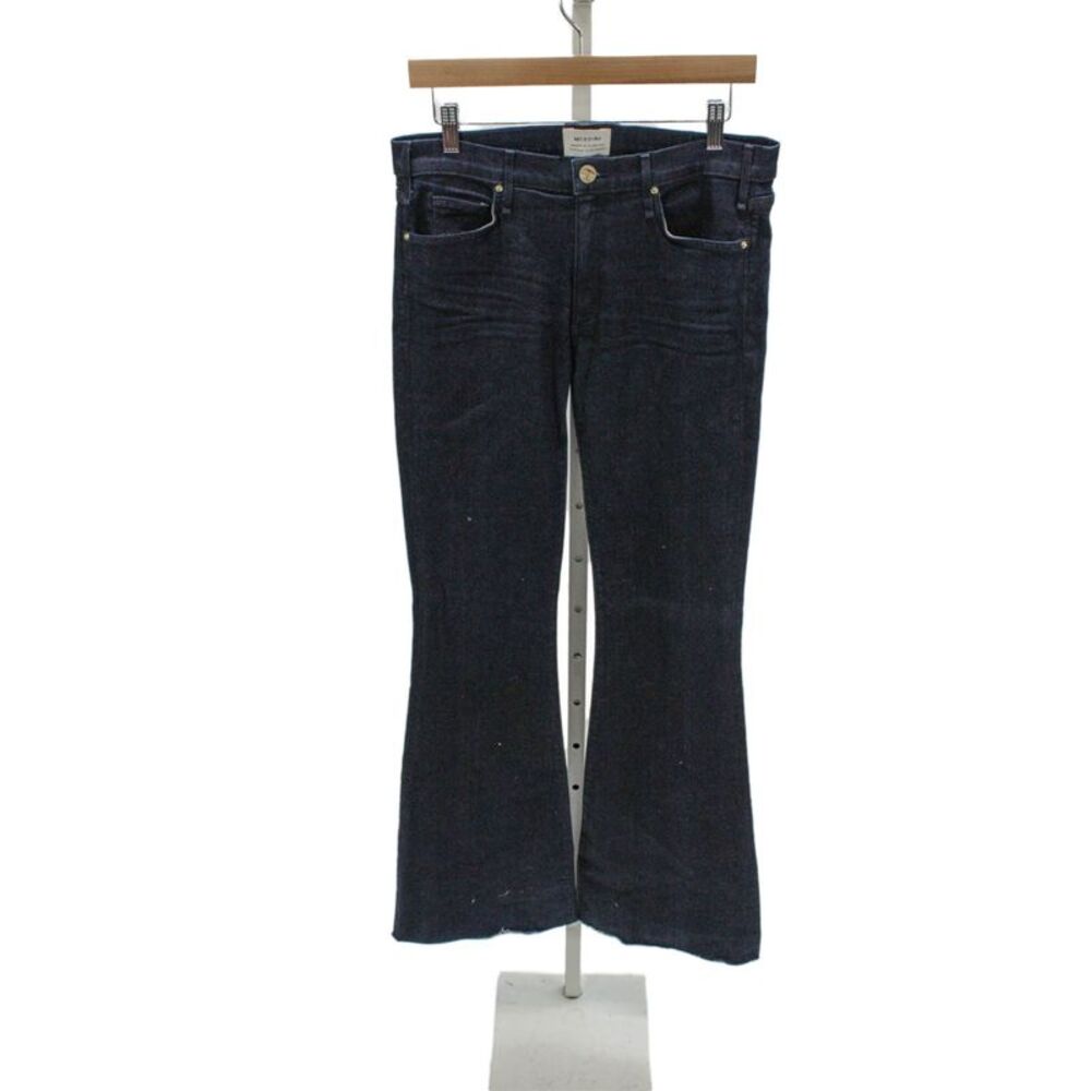 McGuire Women High Rise Flared Jeans Blue Button Size 31